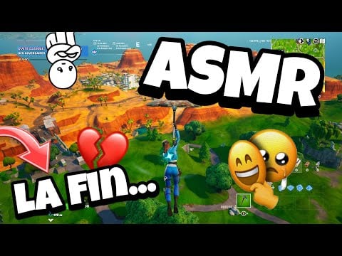 ASMR Français • C'est la FIN de FORTNITE CHAPITRE 1 😴💤 (merci Fortnite ❤️)