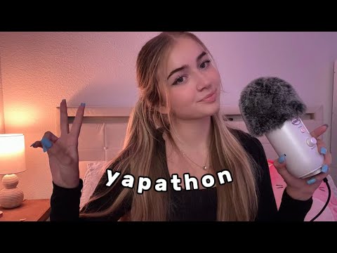 ASMR- answering your questions!! Q&A 100k special (mouth sounds, rambling)