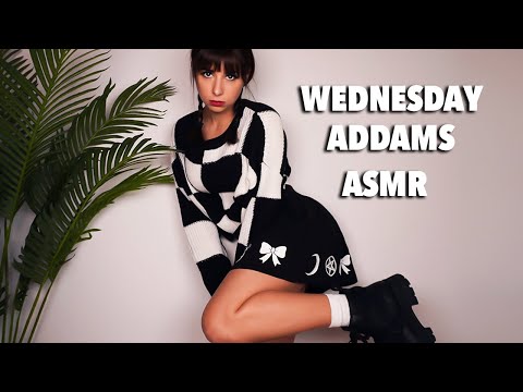 ASMR DOCTOR EXAM WITH WEDNESDAY ADDAMS 🖤👀 medical examination, ear, eye, cranial nerve exam