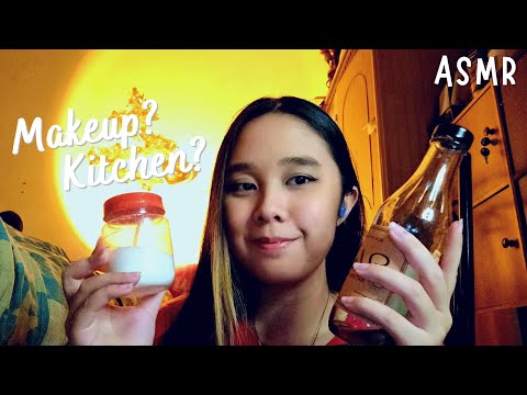 ASMR Doing your makeup tapi pakai bahan dan peralatan memasak ❌✨ | ASMR Indonesia