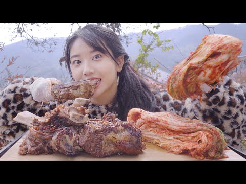 직접 담근 김장김치+대왕갈비 먹방 ASMR MUKBANG KIMCHI