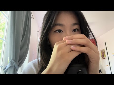 ASMR mouth sounds + hand sounds