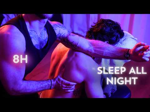 Neck & Back ASMR Massage | 8 Hours No Talking for Better Sleep