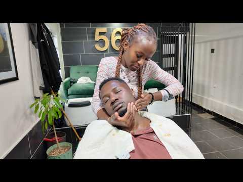 💈ASMR Stunning Lady Barber Gave Me the Most Relaxing Massage Ever | Ultimate Barbershop Experience