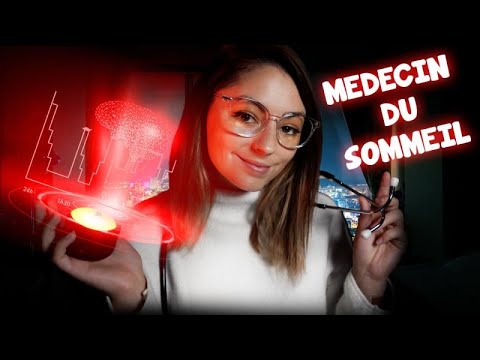 ♡ ASMR  - Médecin du sommeil & Analyse des courbes cérébrales ♡