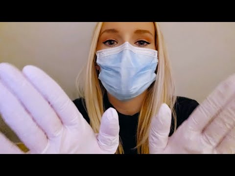 ASMR Medical doctors visit roleplay | face touching | up close personal attention