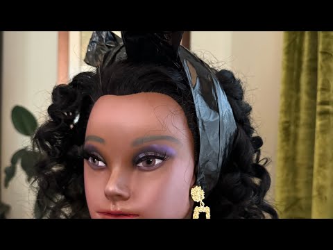 ASMR Hair & Makeup Inspired by Whitney Houston 🤣 Hairstyle - Hairstyling - Finishing Touches 😬😅
