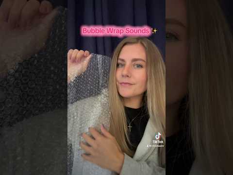 ✨ Satisfying Bubble Wrap ASMR 😌💭 Turn up your sound! 🎧 #asmr #satisfyingvideos #relaxingsounds