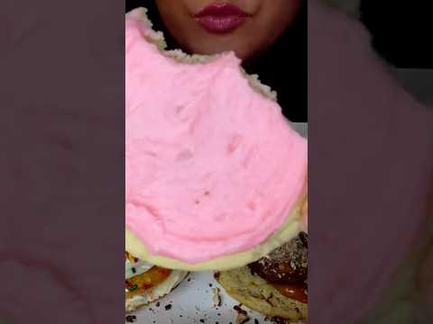 ASMR CRUMBL COOKIE #asmr #crumbl #review