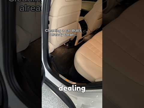 Cleaning a car that’s already clean… again… #fyp #satisfying #detailing