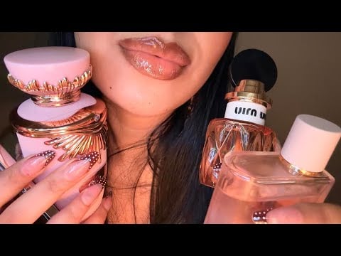 ASMR Perfume Collection (Clicky Whisper, Mouth Sounds & Glass Tapping)