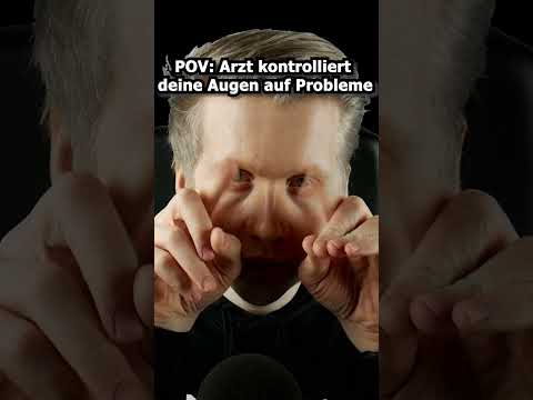 ASMR - POV: Arzt kontrolliert deine Augen auf Probleme! #shorts #asmr #roleplay #deutscheasmr