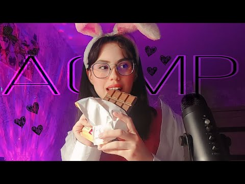 АСМР подарки на 8 марта + иттинг шоколада #асмр #asmr