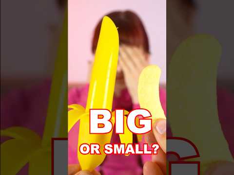 Big Or Small Banana Food Challenge  #mukbang #eatingsounds #challenge