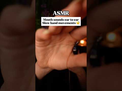 Tascam Mouth sounds Clicky Slow Had movements 🥱💕Ear to ear