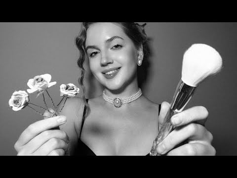 АСМР Массаж Головы. Причёска и Макияж в Театр • ASMR Head Massage. Hairstyle and Makeup