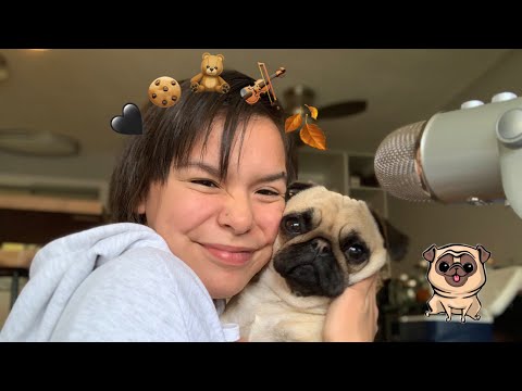 ASMR meet my pug:) 🐶🧡