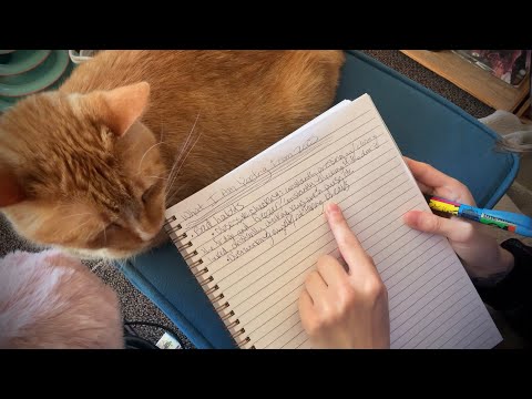 Writing and Pen Clicking Sounds ASMR | My 2026 Manifestations