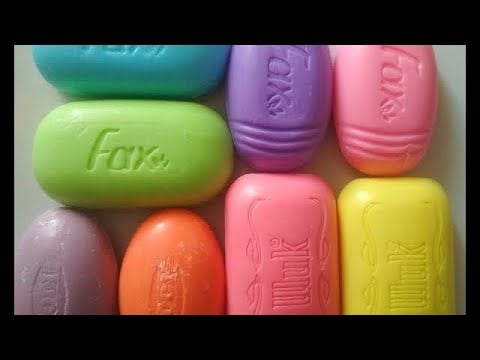 Dry Soap carving ASMR\ relaxing sounds\ No talking. Satisfying ASMR video\ Cutting soap