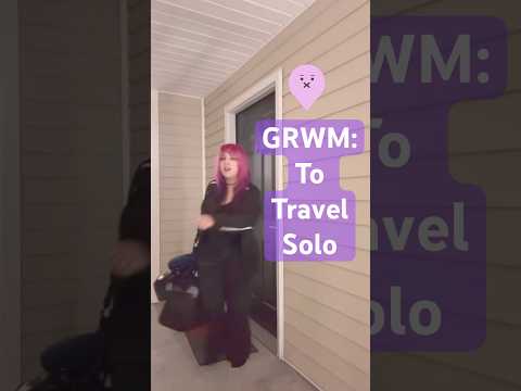 Solo Trip! #asmr #travel #grwm