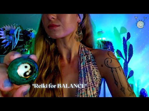 [Reiki ASMR] ~ ☯️balancing your energy field☯️ bringing harmony to extremes | equalizing energies ⚖️