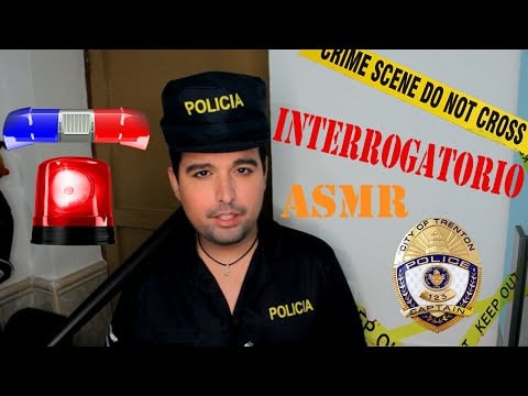 ASMR en español RP 🔫 Interrogatorio Policia 👮 Soft Spoken 👄