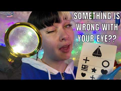 What's WRONG with Your EYE?? 👁️ Soft Spoken ASMR with Tingly Light Triggers for Sleep and Relaxation