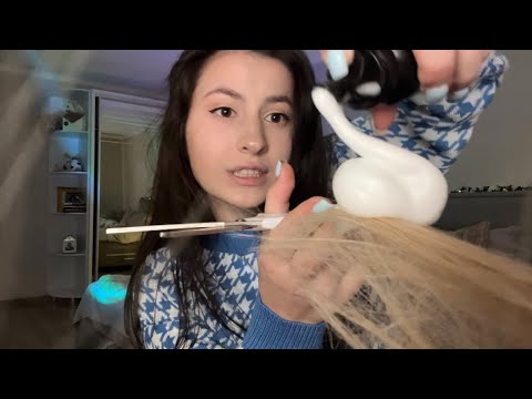 Asmr fast hair cut in 1 min no talking