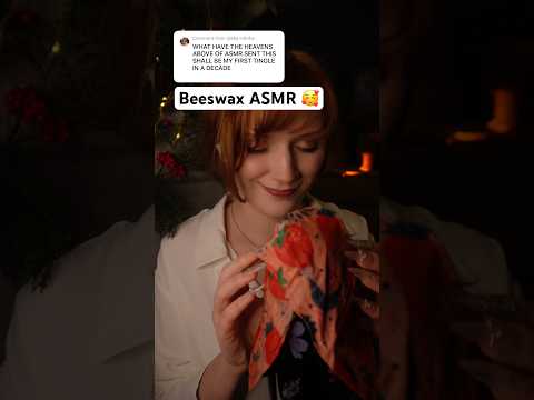 Awww🥰 More tapping for my bees 🐝 ASMR Beeswax wrap tapping,scratching 😴