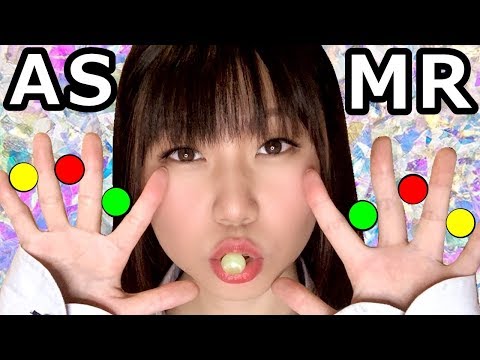 【ASMR】Twin candy lollipop kisses,Tingles Respond,eating sounds【Brain melting】