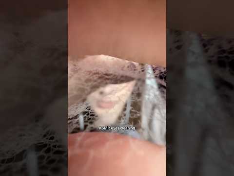 ASMR eyes cleaning #asmr #asmrsounds #asmrrelax #asmrtingles #asmrwhispers #asmrsleep #relax
