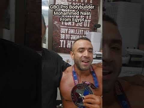 Great session with pro bodybuilder & personal trainer Mohammed Nasr of Egypt gbo_pro_mu on Instagram