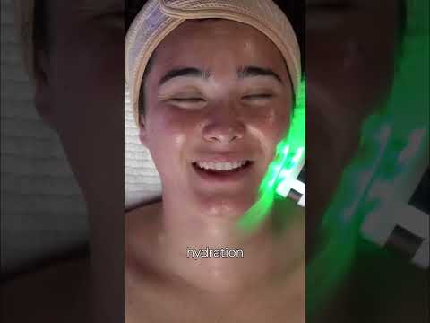 Green Light Therapy: Your Secret to Flawless Skin! #shorts