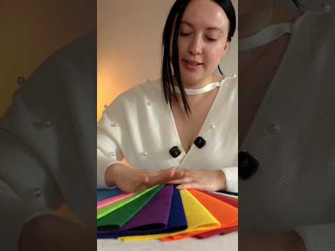 relaxing color analysis ASMR 🌈 #asmr #coloranalysis #relaxingvideos