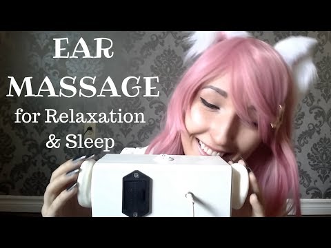 ASMR - EAR MASSAGE ~ Binaural Ear Rubbing, Cupping & Tapping! ~