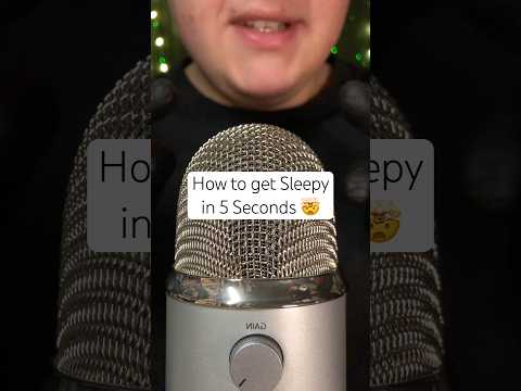 How to get Sleepy in 5 Seconds! 🩵 #asmr