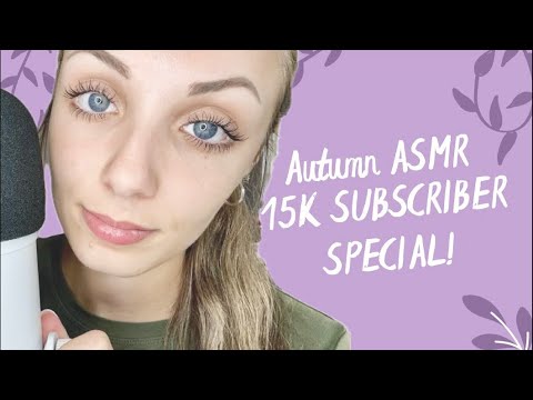 ASMR 15k Subscriber Special! 💜 (Triggers for Sleep) 😴