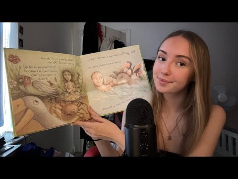 ASMR Reading you a bedtime story to help you sleep💤🫶✨