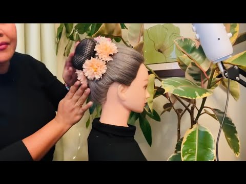 Ballerina | ASMR | Perfectionist Hair Styling w/ Cute Accessories, Finishing Touches, W/ Whispering