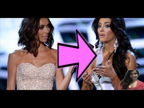 Miss Utah USA Marissa Powell Screws Up During Pageant Question ! - Commentary