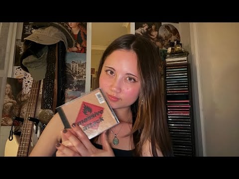 asmr whispered ramble ★ my fave songs ♫ tapping + hair brushing