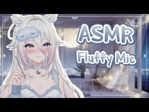 ASMR | Soft Fluffy mic brushing to calm your mind! 🧣 | No Talking