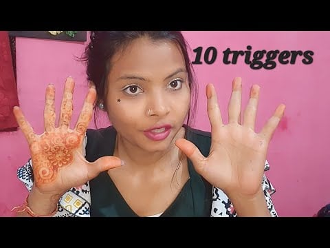 10 triggers asmr is for you makes you relax.. #asmr   #relaxing #tingles
