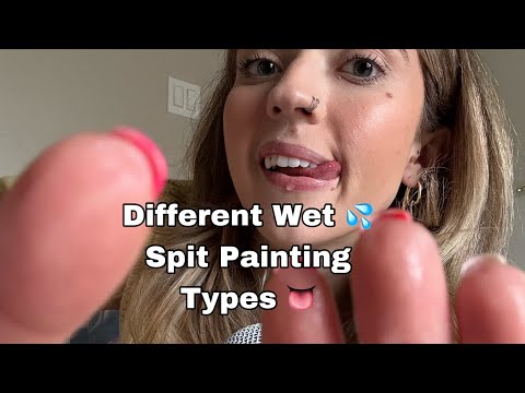 ASMR| 30 Minutes of All Different Kinds of Spit Painting Triggers! Wet, Fast, Slow, Sensitive etc..