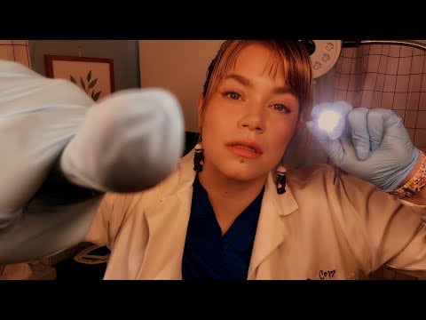 ASMR Measuring Your Head & Cranial Nerve Exam