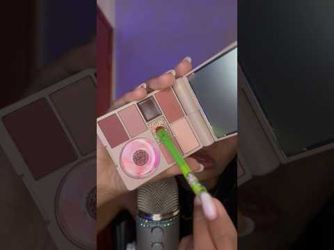 Asmr te maquiando em 1 minuto #asmr #asmrshorts #asmrmakeup