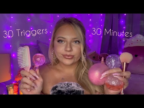 Asmr 30 Triggers in 30 Minutes | Huge Trigger Assortment for Sleep 😴