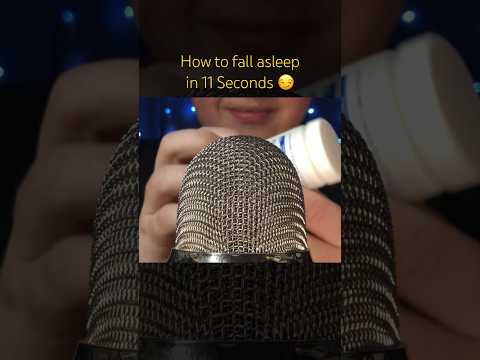 How to fall asleep in 11 seconds! 😏 #asmr #7on1s #7on1sasmr