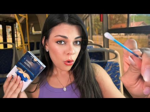 ASMR: Limpeza De Ouvido No Ônibus 👂🏻😳