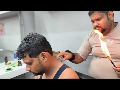 ASMR Barber Shamboo - Best Stress & Anxiety Relief Deep Tissue Head Massage With Cupping Therapy